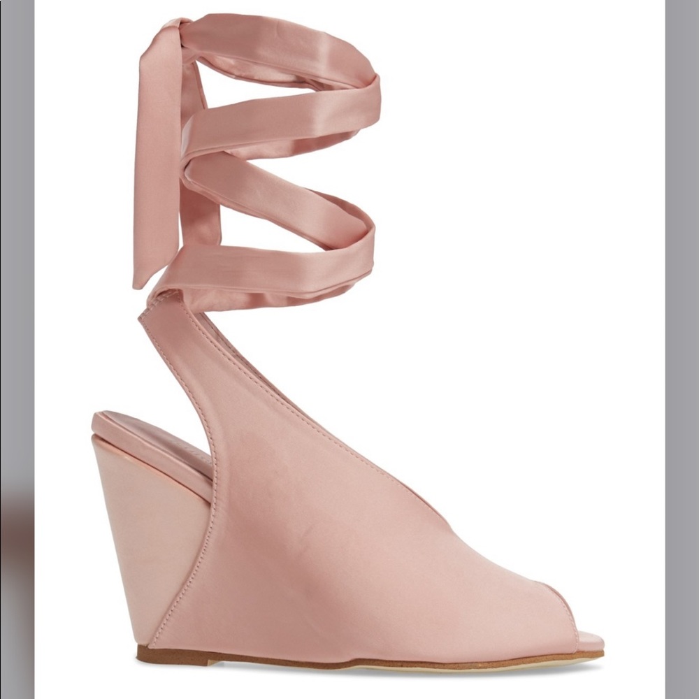 Jeffrey Campbell Verlina Tie Up Peep-Toe Sandal